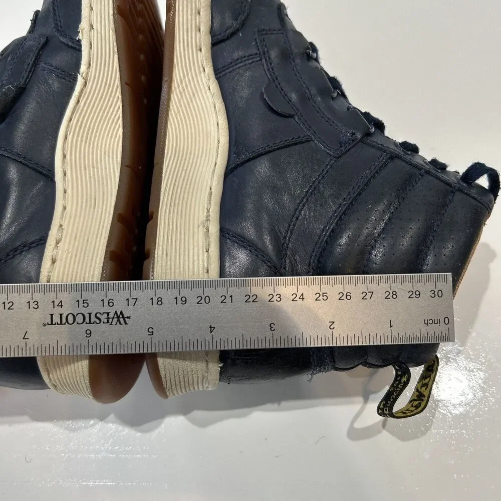 Dr. Martens Air Wair Men 8 Derry Blue High Top Sneakers Skate Shoe Comfort Sole